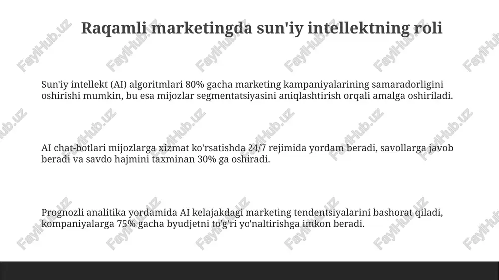 sun'iy intellektning digital marketingdagi o'rni - Page 3