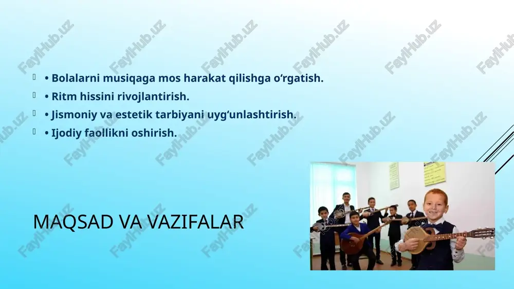 bolalarni musiqiy ritmik harakatlarga o‘rgatish - Page 3
