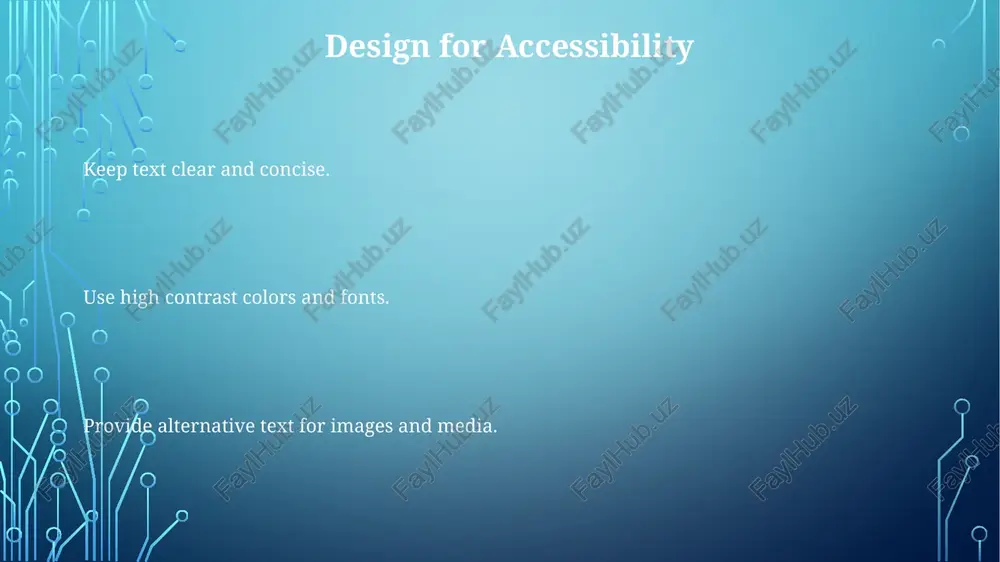principles of creating slides - Page 3