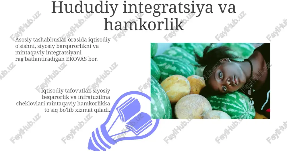o'z ichiga oladi. qiyinchiliklar infrastruktur rivojlanishi, xavfsizlik xavotirlar va cheklangan marketing harakatlarini o'z ichiga oladi. moliya sohasi ko'pgina g'arbiy afrikaning iqtisodiyotlari moliyaviy sektorlarida qiyinchiliklarga duch keladi, jumladan, moliyaviy xizmatlarga cheklangan kirish, yuqori tranzaktsiya xarajatlari va rivojlanmagan moliyaviy bozorlar. g'arbiy afrika mamlakatlari iqtisodiyotida moliyaviy sektor muhim rol o'ynaydi, kapitalni taqsimlash, investitsiyalarni amalga oshirish va iqtisodiy o'sishni ta'minlaydi. e'tiboringiz uchun rahmat @taqdimot_robot image4.jpg image5.jpg image6.jpg image7.jpg image8.jpg image9.jpg image10.jpg image11.jpg image12.jpg image13.jpg image14.jpg image15.jpg image16.jpg image17.jpg image18.jpg image19.jpg image20.jpg image1.jpeg image2.jpeg image3.jpeg