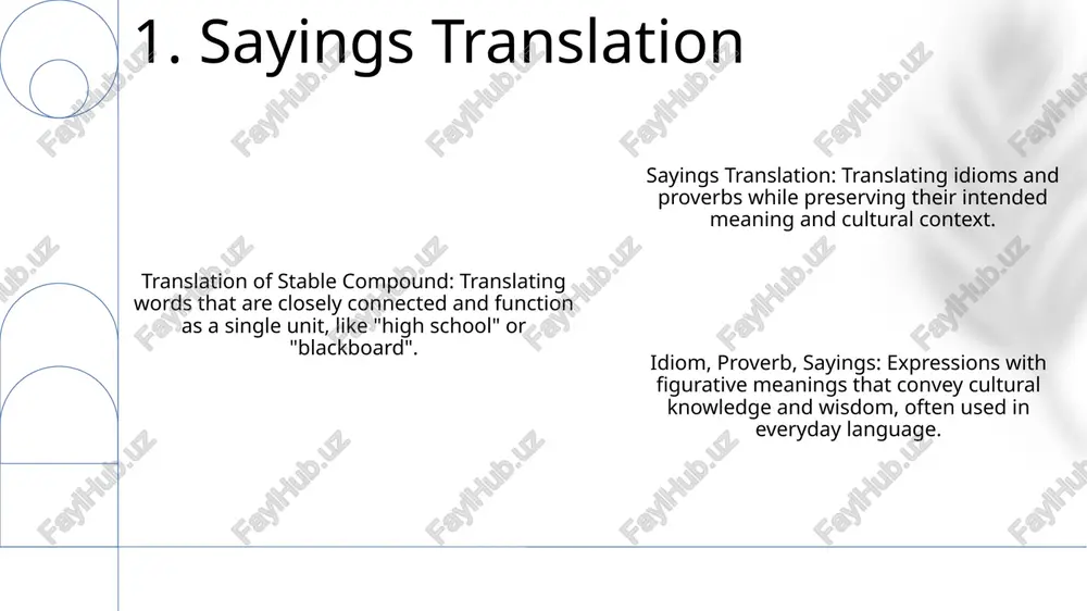 translation of stable compound, idiom, proverb, sayings - Page 3