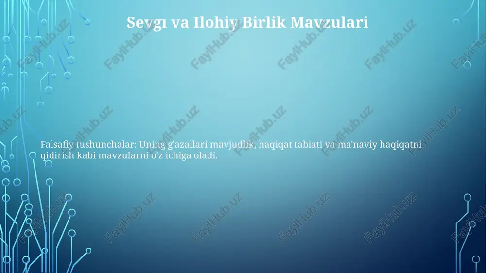 uvaysiy g'azallarida ijtimoiy falsafiy qarashlar - Page 3