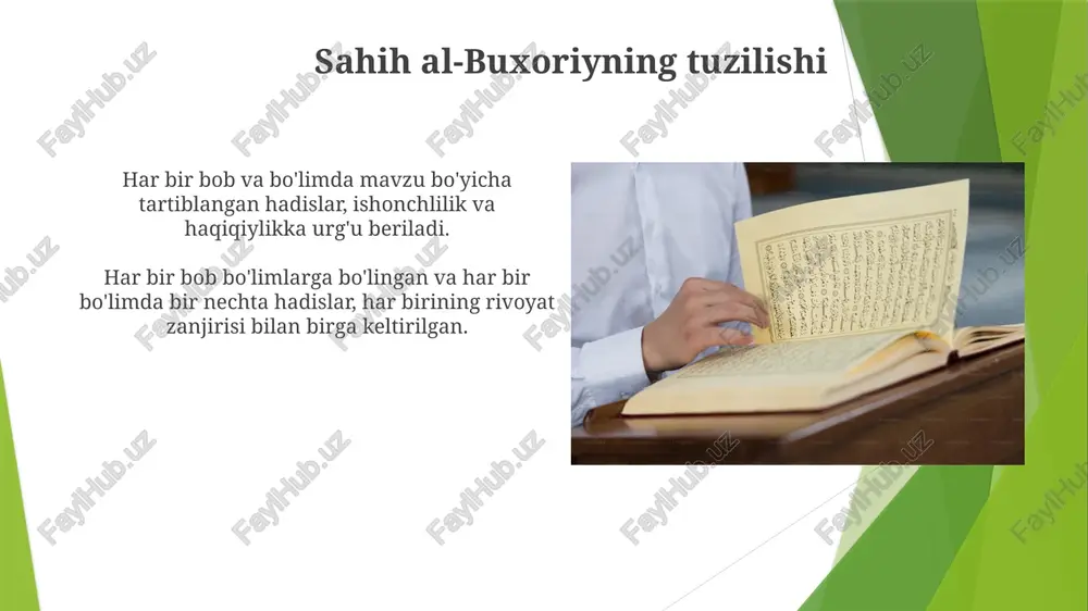 sahih al-buxoriy hadislari misollari - Page 3