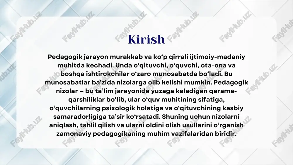 pedagogik nizolar va ularni oldini olish - Page 3