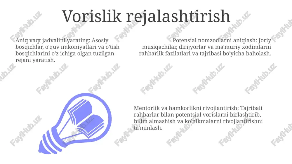 ilma-xil yetakchilik jamoasiga intiling. ochiq va adolatli ishga qabul qilish jarayonlarini qo'llash orqali hamma nomzodlar uchun teng imkoniyatlarni ta'minlaydigan inklyuziv ishga qabul qilish amaliyotlari. sales 1st qtr 2nd qtr 100 0 sales 1st qtr 2nd qtr 100 0 sales 1st qtr 2nd qtr 100 0 e'tiboringiz uchun rahmat @taqdimot_robot image1.jpeg image2.jpeg image3.jpeg
