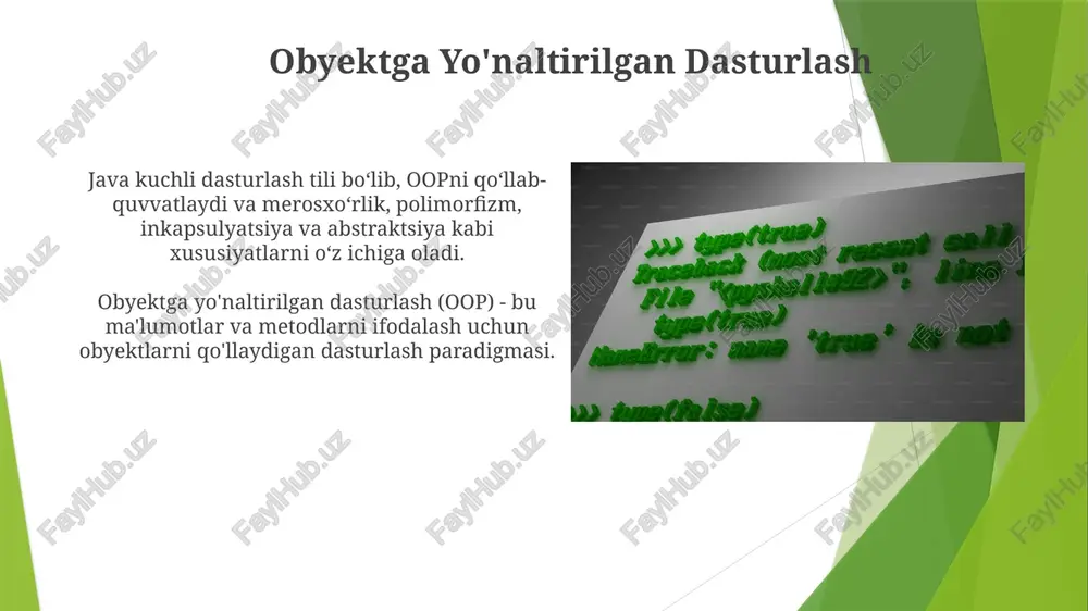 java dasturlash tili imkoniyatlari - Page 3