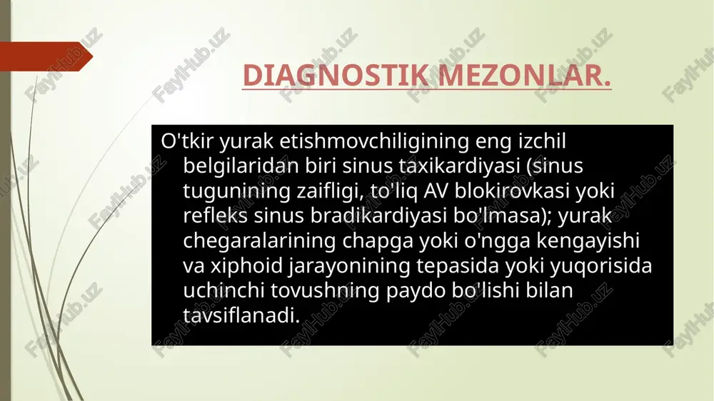pka shishi. morfin nitratlar furosemid bug 'inhalatsiyasi spirtli ichimliklar o'pka shishi normal qon bosimi. morfin nitratlar furosemid dobutamin spirtli ichimliklar bug'ining inhalatsiyasi davolashga chidamli o'pka shishi. qon bosimi darajasiga qarab terapiya bemorni peep bilan mexanik ventilyatsiyaga o'tkazish past qon bosimi bilan o'pka shishi. morfin dobutamin dopamin yoki norepinefrin spirtli ichimliklar bug'ining inhalatsiyasi digoksinni qo'llash faqat hf'nin tachysistolik atriyal fibrilasyon bilan birlashganda ko'rsatiladi . o'pka shishi nitrogliserin per os yoki i.v. furosemid 20-80 mg iv iv morfin dobutamin yoki dopamin iv (sbp =90 sbp<90 ko'pikni yo'qotish mexanik shamollatish ko'tarilish shish ko'tarilish shish ko'tarilish shish davolash algoritmi o'pka shishi gipovolemiya og'riq ritm buzilishi 200 ml fiziologik eritmani iv yuborish anesteziya oddiy ritmni tiklash gemodinamik stabilizatsiya shok gemodinamikasi icuda kasalxonaga yotqizish o'pka shishi belgilari bo'lmaganda gipovolemiyani tuzatish dobutamin yoki dopamin sbp <60 bo'lganda - norepinefrin kardiojarrohlik bo'limi bo'lgan shifoxonaning icuda kasalxonaga yotqizish gemodinamik baholash kardiogen shokni davolash algoritmi kasalxonaga yotqizish uchun ko'rsatmalar o'tkir …