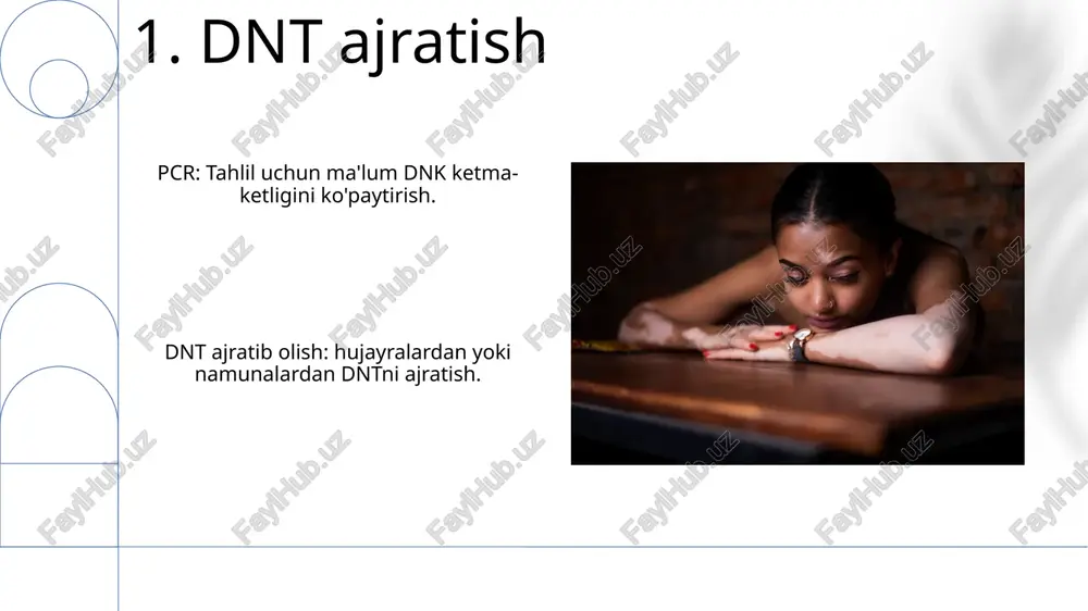 genom dnksini ajratish. pzr va restriksiya oʻtkazish - Page 3