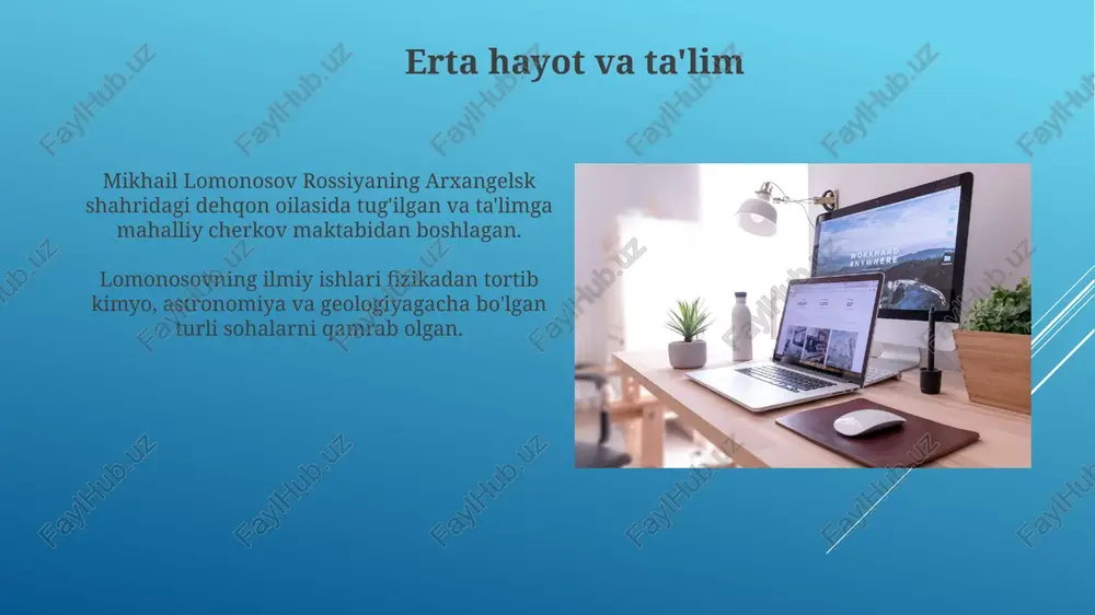 lomonosovning hayoti va ilmiy faoliyati - Page 3