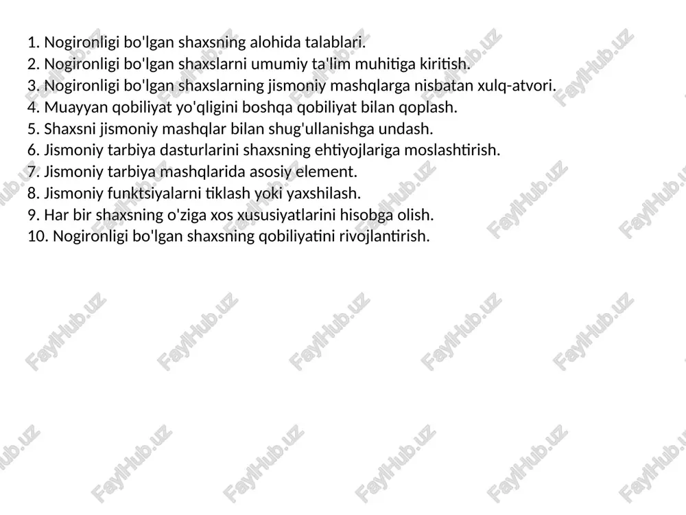 adaptiv jismoniy tarbiyaning umumiy xususiyatlari - Page 3