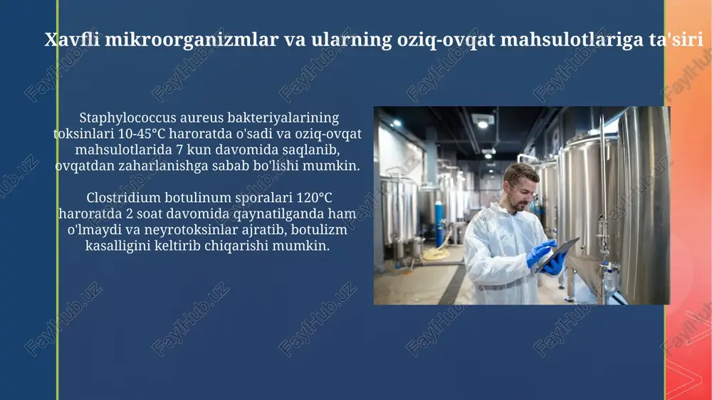 oziq ovqat sanoat korxonalaridagi mikro biologik - Page 3