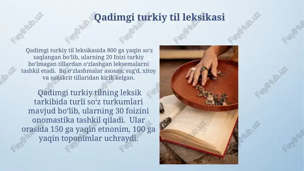 armoni orqali tashkil etilgan alisher navoiy nomidagi toshkent davlat o'zbek tili va adabiyoti universitetining asosiy vazifalaridan biri sifatida o'zbek tilining tarixiy rivojlanishini chuqur o'rganish belgilangan. e'tiboringiz uchun rahmat @taqdimot_robot image4.png image5.jpg image6.jpg image7.jpg image8.jpg image9.jpg image10.jpg image11.jpg image12.jpg image13.jpg image3.jpeg