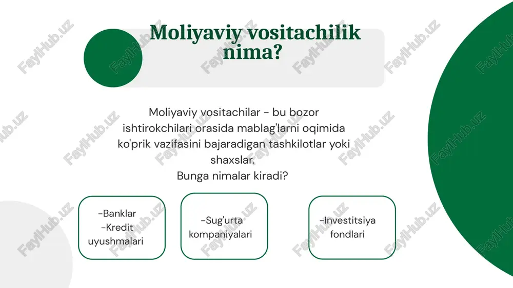 moliyaviy vositachilikning afzalliklari - Page 3