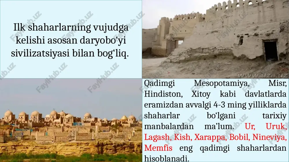 emischa "bar”, ya’ni "ayiq” so’zidan paydo bo’lgan, deyishadi. ammo bu taxmin haqiqatdan yiroq. shaharning nomi slavyan tilidagi "beri”, ya’ni "botqoq” so’zidan kelib chiqqan. o’rta asr shaharlarida o’rta asr shaharlarida urushlar, epidemiyalar oqibatida sekinlik bilan o‘sib, davr oxirlarida esa tez o‘sgan. yevropaning eng yirik shaharlarida 200-500 minggacha aholi yashagan, osiyoda esa ular ancha ko‘p -1-2 mln.gacha aholiga ega bo‘lgan (guanchjou, dehli, chanyan) 3. ishlab chiqarish shaharlari (xvii-xx asrning birinchi yarmi). mazkur davrda shaharlarning shakllanishi va jadal taraqqiy etishining asosini mashinalashgan sanoat tashkil etadi. dunyodagi eng birinchi sanoat shahri buyuk britaniyadagi manchester shahri hisoblanadi. chikago, kyoln, essen, detroyt, nyu-york, peterburg, amsterdam, london, parij kabi shaharlar sanoat ishlab chiqarishi asosida jadal rivojlana boshlagan. 1800-yilgacha london o’zining 900 000 aholisi bilan dunyoda eng katta shahar bo’lgan. sanoat shaharlari xix asrda shaharlarning rivojlanayotgan aholisiga ko’rsatilayotgan urbanistik xizmatlar va infrastrukturasiga ulkan zarba bo’lib qo’shildi. jamoat sanitariyasi va suv ta’minoti nomutanosibligi yuzaga keldi va nisbatan past qatlam …