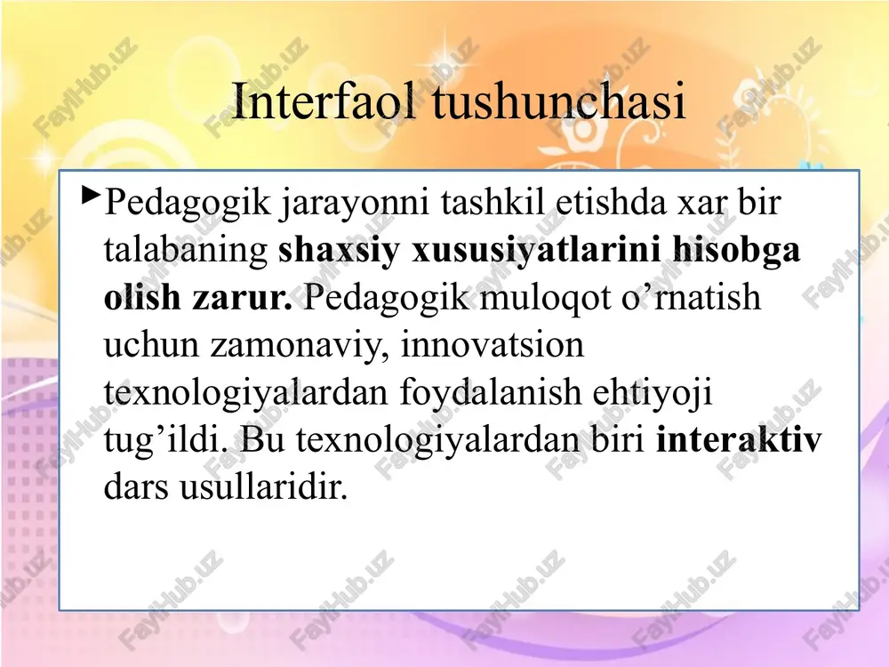 interfaol metodlar va ularning tasnifi - Page 3