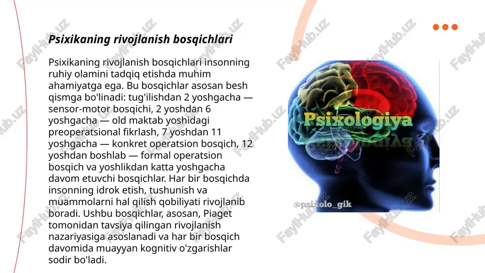 psixika va ongning rivojlanishi - Page 3