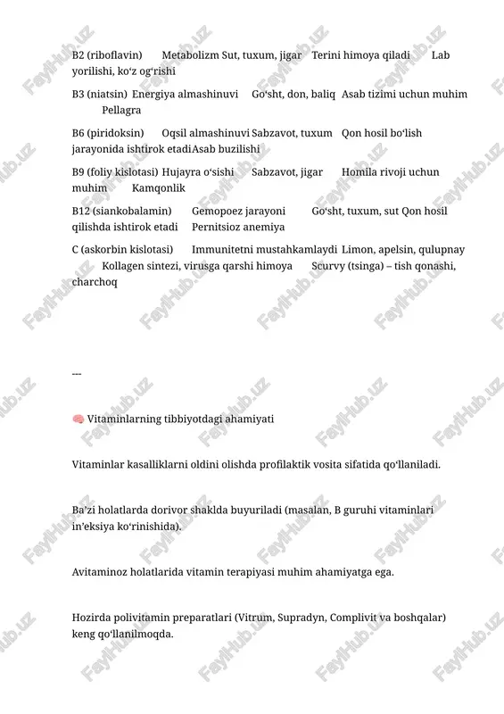 vitaminlar va ularning tibbiyotdagi ahamiyati - Page 3