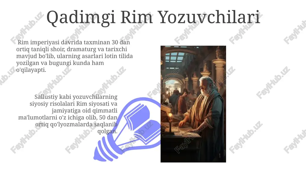 qadimgi rim yozuvchilari - Page 3