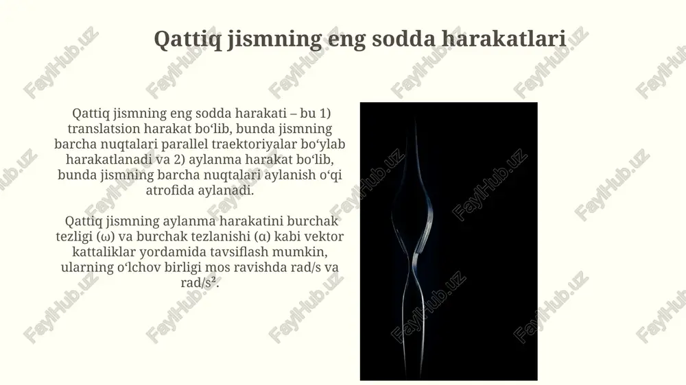 qattiq jismning eng sodda harakatlari - Page 3