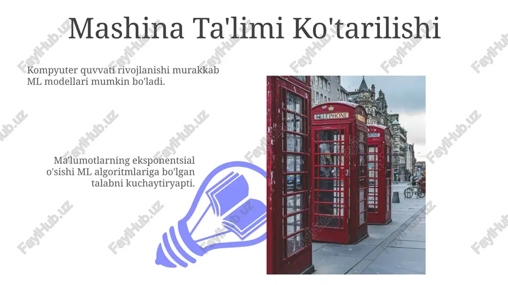 haqida falsafiy bahslar davom etmoqda. sun'iy intellekt biologik ongga ega emas, u algoritmlar va ma'lumotlarga tayanadi. sun'iy intellekt san'atda ai tomonidan yaratilgan san'at algoritmlar va mashina o'rganish orqali noyob asarlar yaratadi. etikaviy tashvish, mulkiylik, o'ziga xoslik va inson rassomlariga ta'sirini hisobga olib paydo bo'ladi. e'tiboringiz uchun rahmat @taqdimot_robot image4.jpg image5.jpg image6.jpg image7.jpg image8.jpg image9.jpg image10.jpg image11.jpg image12.jpg image13.jpg image14.jpg image15.jpg image16.jpg image17.jpg image18.jpg image19.jpg image20.jpg image1.jpeg image2.jpeg image3.jpeg