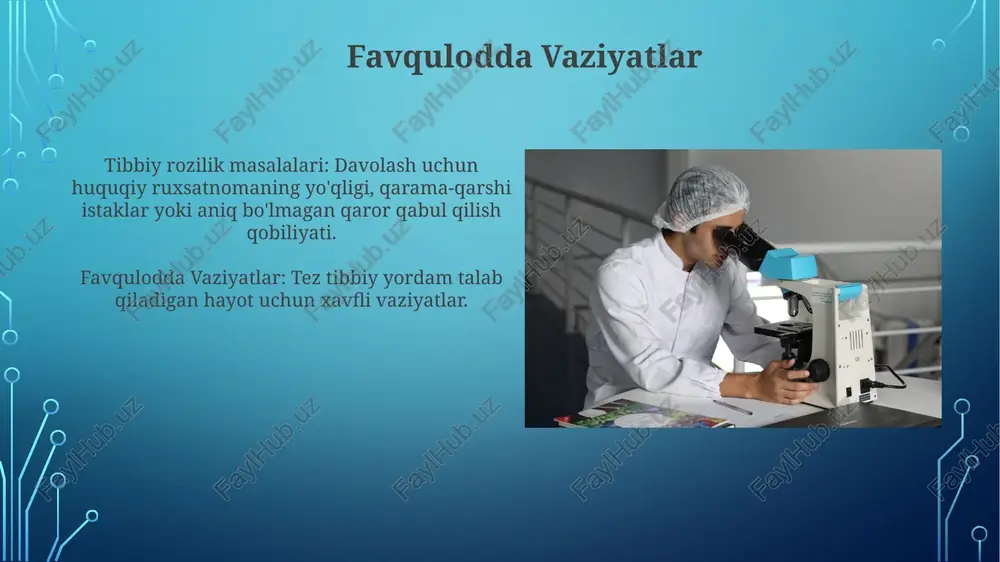 tibbiy muolajalarga rozilik masalalari - Page 3
