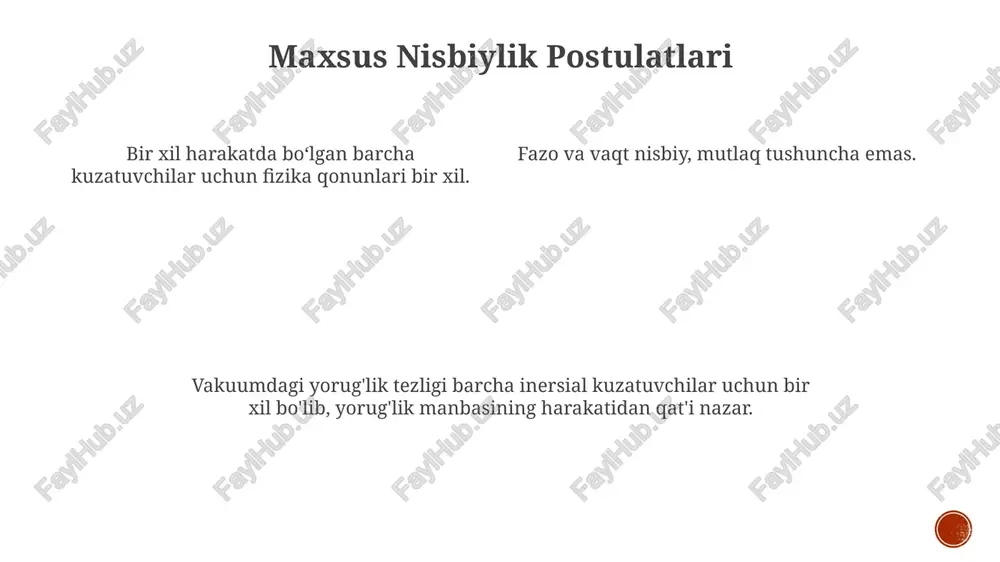 maxsus nisbiylik nazariyasi - Page 3