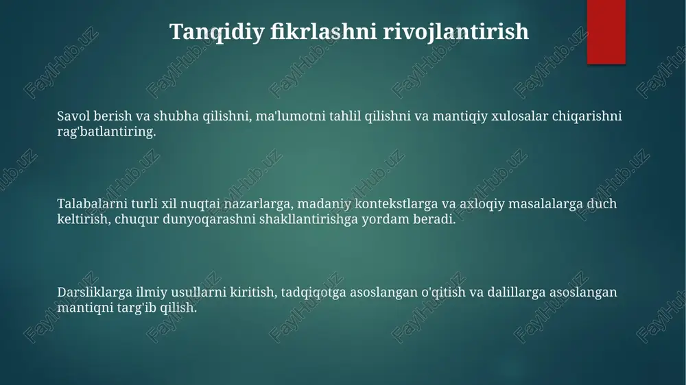 pedagogik jarayonida ilmiy va umumiy dunyoqarashni shakllantirish - Page 3