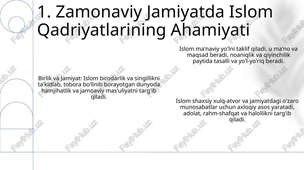 islomning zamonaviy dunyodagi abadiy qadriyatlari - Page 3