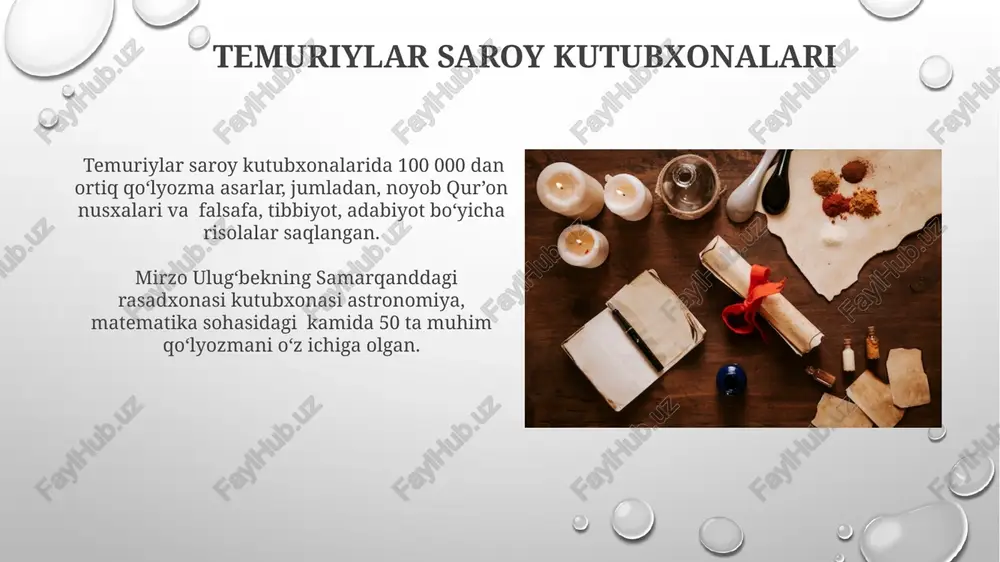 temuriylar davrida qoʻlyozma kitoblari - Page 3