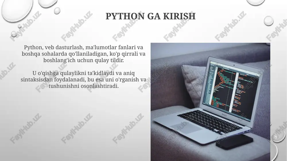 python ga kirish - Page 3