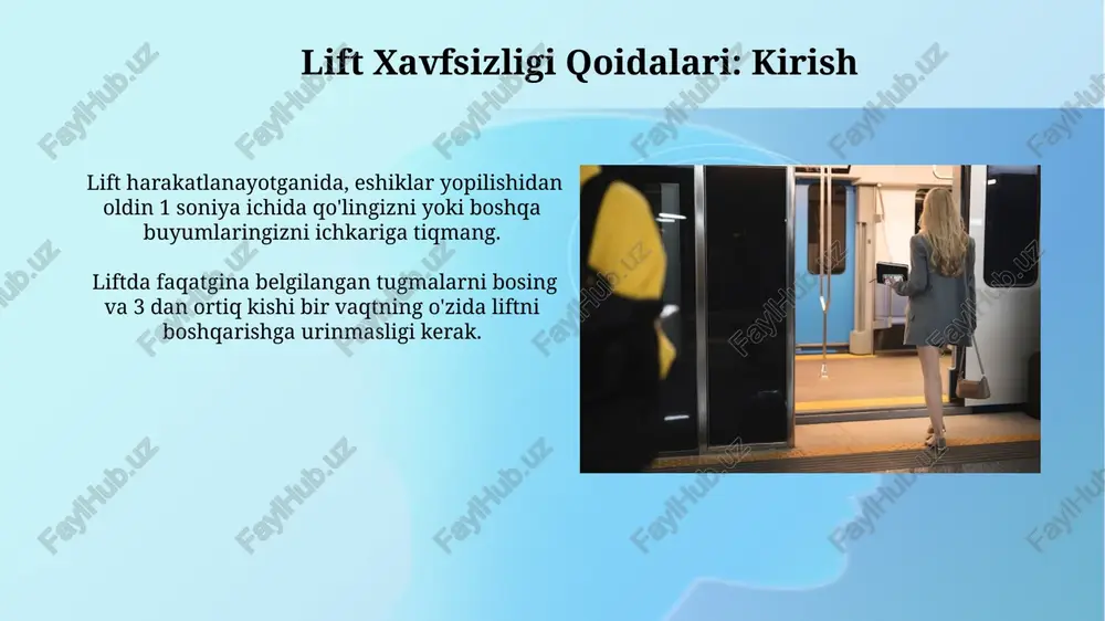 lift xavfsizligi qoidalari - Page 3