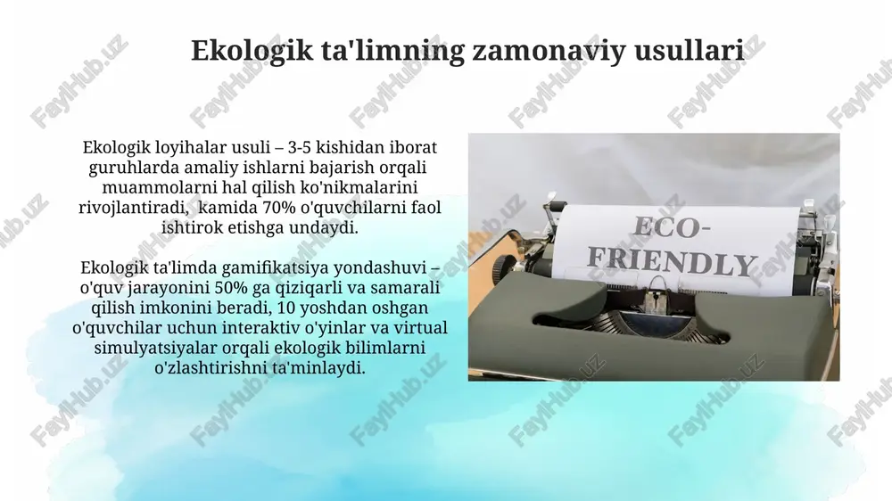 ekologik ta’lim konsepsiyasi - Page 3