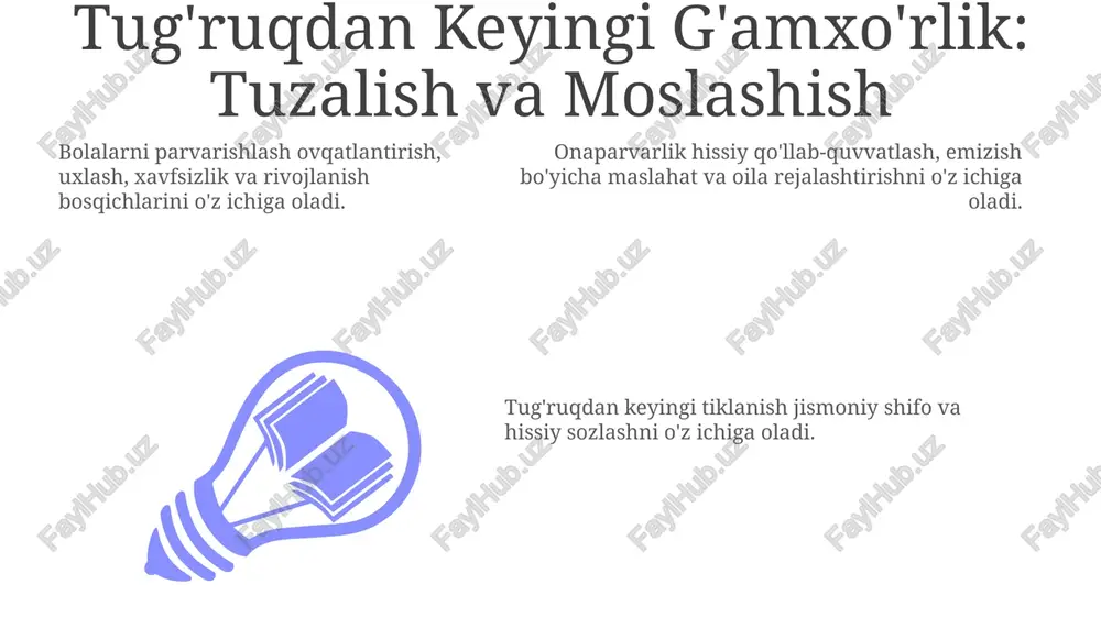 homilador ayollar va yangi ota-onalar uchun ko'krak suti bilan boqish haqida keng qamrovli ma'lumot va ko'rsatmalar beradigan manba. bemorlarni o'qitishning ahamiyati add text add text add text add text add text add text bemorlarga o'zlarining davolanishi haqida xabardor qarorlar qabul qilish imkoniyatini beradi. davolash rejasiga rioya qilishni yaxshilaydi va asoratlarni kamaytiradi. bemor-shifokor munosabatlarini mustahkamlaydi va ishonchni oshiradi. ota-onalik baxtı: yangi bob boshlandi 01 02 03 homiladorlik, tug'ilish va ota-onalikning dastlabki kunlarining quvonchlari va qiyinchiliklarini ochib beradi. kutilayotgan ota-onalar uchun amaliy maslahatlar va hissiy qo'llab-quvvatlash bilan ta'minlaydigan qo'llanma. ota-onalikka sayohat qilgan juftlikning yurakdan chiqqan hikoyasi, ular duch kelgan hissiy va jismoniy qiyinchiliklarga qaratilgan. sales 1st qtr 2nd qtr 100 0 sales 1st qtr 2nd qtr 100 0 sales 1st qtr 2nd qtr 100 0 homiladorlik va tug'ilishdagi asoratlar homiladorlik va tug'ruqdagi asoratlar: homiladorlik va tug'ruq paytida yuzaga kelishi mumkin bo'lgan xavflar va aralashuvlarning to'liq tavsifi. akusherlik boʻyicha taniqli mutaxassis fabio: homiladorlik …
