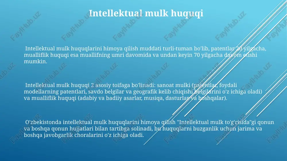 intellektual mulk huquqlari - Page 3