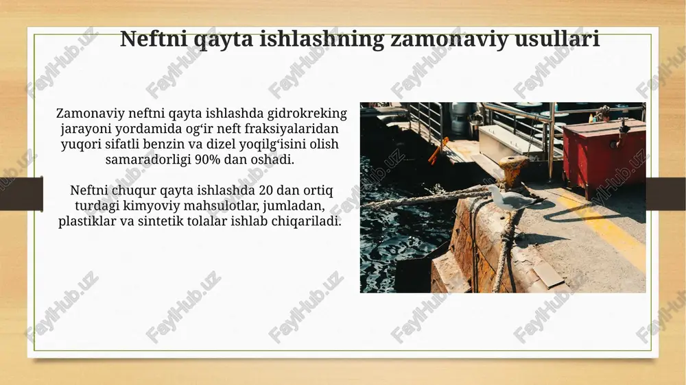 neftni qayta ishlash texnologiyalari - Page 3