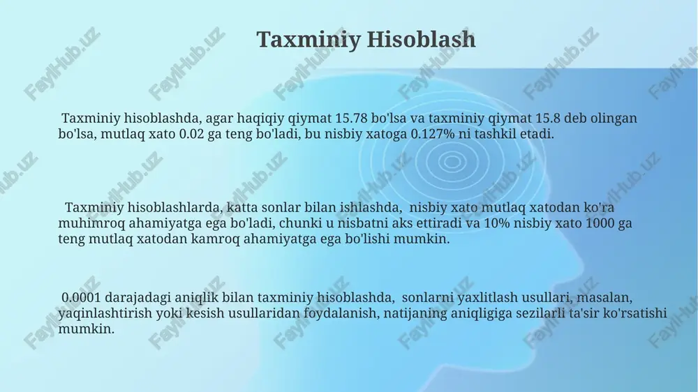 sonlarni yaxlitlash usullari - Page 3