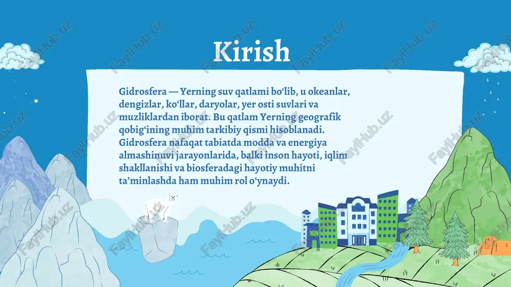yerning geografik qobigʻi gidrosfera - Page 3