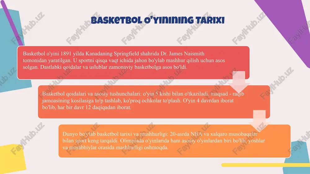 maqsadlari tòpni boshqarish mashqlari texnikani mustahkamlash va mahoratni oshirishga qaratilgan. o'yinchilar to'p bilan ishlashni rivojlantiradi. mashqlarni bajarish usullari mashqlar to'p bilan ishlash, koordinatsiya va tezlikni rivojlantirish uchun individual va jamoaviy tarzda bajariladi. real sharoitlarga moslashadi. mahoratni oshirish uchun mashqlar o'yinchilar texnika va strategiyalarni rivojlantirish uchun to'pni boshqarish, qaror qabul qilish va muvofiqlikni mashq qilishadi. o'qitishning ahamiyati tog'ri mashqlar texnik va taktik ko'nikmalarni mustahkamlashga yordam beradi, jamoa o'yining samaradorligini va raqobatbardoshligini oshiradi. tòpni boshqarish bo'yicha mashqlar tòpni boshqarish texnikasini takomillashtirish tòpni boshqarish texnikasining muhimligi o'yinda muvaffaqiyat uchun asosiy. to'pni nazorat qilish qoidalariga rioya qilish va sezgirlikni oshirish muhim. ko'nikmalarni rivojlantirish uchun muntazam mashqlar va texnologiyadan foydalanish zarur. takomillashtirish uchun real sharoitda mashq qilish va videoni tahlil qilish tavsiya etiladi. bu usullar yordamida tezroq qaror qabul qilish, muvozanat va texnikani yaxshilash mumkin. doimiy amaliyot va texnologiyadan foydalanish muvaffaqiyat kalitidir. 1 2 mashqlarni tanlash va ularning maqsadi takomillashtiruvchi mashqlarni tanlashda, ularning maqsadi va …