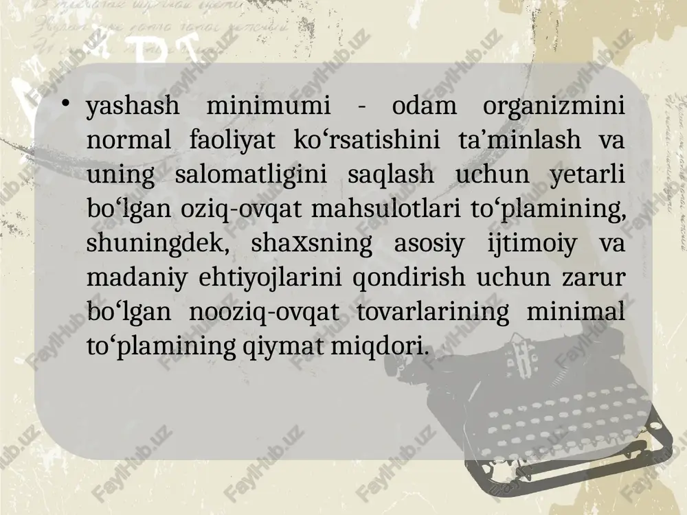 yashash minimumi va iste’mol savati - Page 3