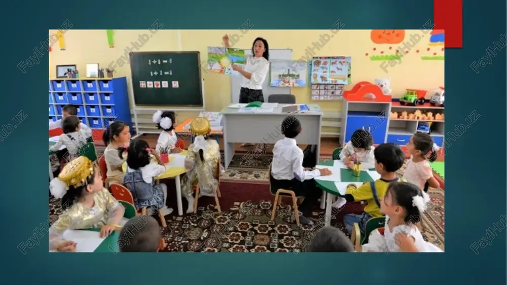 arni yechish jarayoni o’zining mohiyati bo’yicha mustaqil fikrlashni talab qiladi, matonat shakllanadi, ijodiy qobiliyatlar rivojlanadi. matematik tushunchalarni rivojlantirish darajasi turli insonlarda turlicha bo’ladi. uning shakllanishi doimiy mashq qilishni talab qiladi. bu mashqlar oila va maktabgacha ta'limdan boshlanadi. oilada ota-ona bo’lsa, maktabgacha ta’limda albatta tarbiyachi-pedagog bo’ladi. shuning uchun har bir pedagog bolaga matematik tasavvurlarni shakillantirar ekan, pedagogikaning nazariyasi va o’qitishning zamonaviy pedagogik texnologiyalari (interfaol metodlar,individual yondashish,mustaqil shig’ullanishga o’rgatis va hk) hamda milliy istiqlol g’oyalari bilan qurollangan bo’lishlari kerak. nazariy jihatdan to’la asoslangan zamonaviy pedagogik texnologiyalarni va zamonaviy axborot texnologiyalarni bugungi kunda ta’lim jarayoniga qo’llash eng dolzarb masalaga aylangan. adabiyotlar 1. n.u.bekboeva, u.s.aliyeva elementar matematik tushunchalarni rivojlantirish bo’yicha ta’lim mazmuni. “maktabgacha ta’lim ” jurnali №12, toshkent 2000 y. 2. n.u.bekboeva, z.i.ibrohimova, h.i.qosimova “maktabgacha yoshdagi bolalarda matematik tasavvurlarni shakllantirish” toshkent. o’qituvchi. 1995 yil. 3. m.e.jumayev “bolalarda matematik tushunchalarni rivojlantirish nazariyasi va metodikasi” toshkent. ilm ziyo. 2010 yil. 4. shayxislamov, n. (2021). dunyo tillarining …