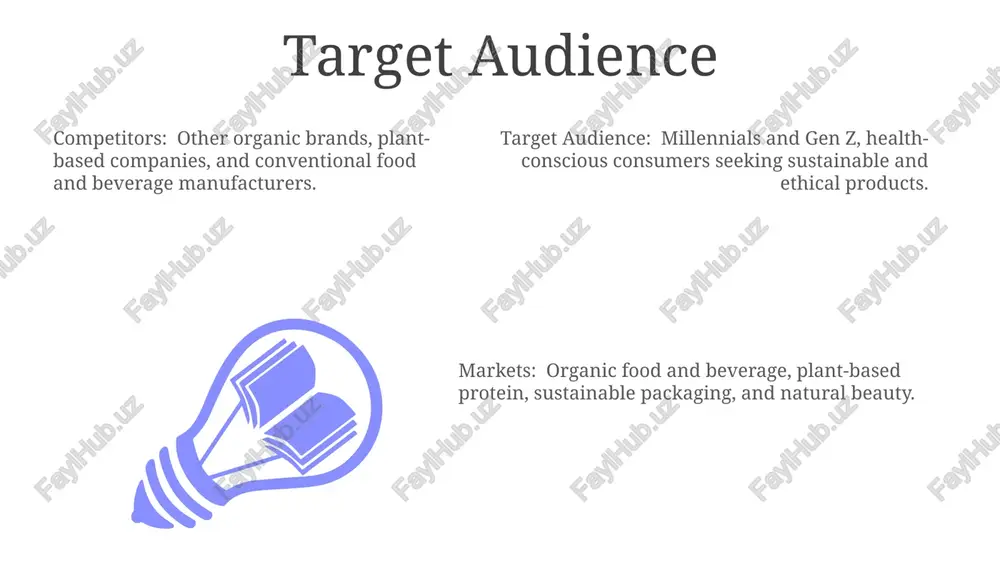 ivals, attracting customers and driving success. competitors: businesses offering similar products or services, vying for the same customers, creating rivalry and market dynamics. markets: groups of customers with similar needs or desires targeted by a business, defining its scope and potential. thank you for your attention @taqdimot_robot image1.jpeg image2.jpeg image3.jpeg