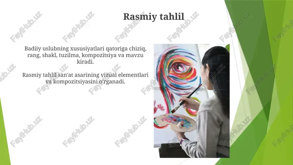 mpozitsiyasi kabi badiiy uslubni aniqlaydigan o'ziga xos xususiyatlar. ta'sir va merosi ta'siri va merosi: san'at tarixiga uzoq muddatli ta'siri, rassomlar avlodlarini ilhomlantirgan. xususiyatlar: uslubni aniqlovchi o'ziga xos elementlar, texnikalar va mavzular. e'tiboringiz uchun rahmat @taqdimot_robot image1.jpg image2.jpg image3.jpg image4.jpg image5.jpg image6.jpg image7.jpg image8.jpg image9.jpg image10.jpg image11.jpg image12.jpg image13.jpg image14.jpg image15.jpg image16.jpg image17.jpg