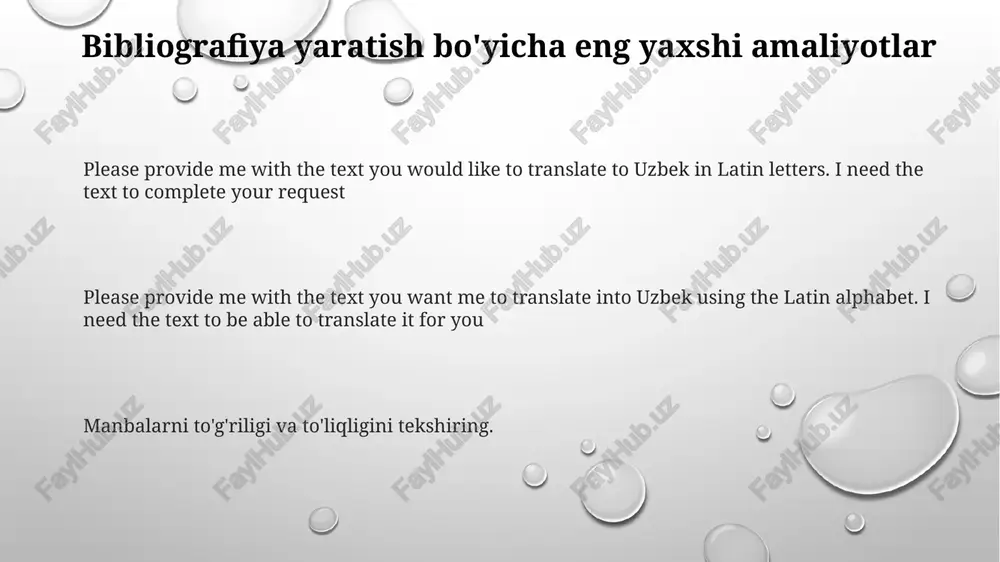 manbalarni to'g'riligi va to'liqligini tekshiring - Page 3