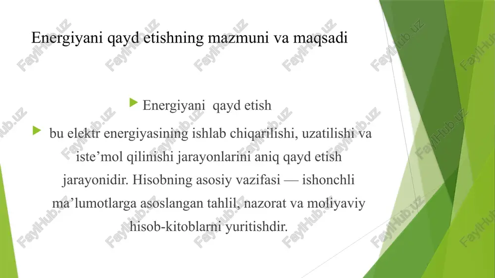 energiyani qayd etish va nazorat qilish - energetik tejamkorlik asosi sifatida - Page 3