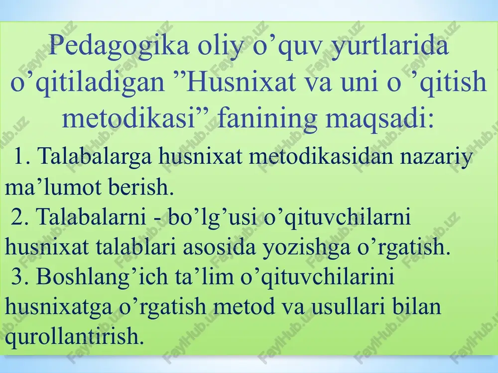 husnixatvaunio ’qitishmetodikasi - Page 3