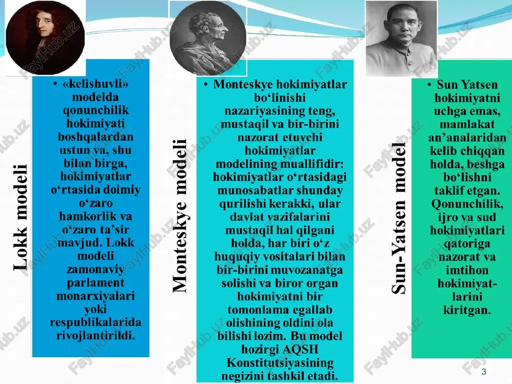 dda. o‘zbekiston respublikasining prezidenti davlat boshlig‘idir va davlat hokimiyati organlarining kelishilgan holda faoliyat yuritishini hamda hamkorligini ta’minlaydi. 106-modda. o‘zbekiston respublikasi prezidenti lavozimiga o‘ttiz besh yoshdan kichik bo‘lmagan, davlat tilini yaxshi biladigan, bevosita saylovgacha kamida 10 yil o‘zbekiston hududida muqim yashayotgan o‘zbekiston respublikasi fuqarosi saylanishi mumkin. ayni bir shaxs surunkasiga ikki muddatdan ortiq o‘zbekiston respublikasining prezidenti bo‘lishi mumkin emas. o‘zbekiston respublikasining prezidenti o‘zbekiston respublikasining fuqarolari tomonidan umumiy, teng va to‘g‘ridan-to‘g‘ri saylov huquqi asosida yashirin ovoz berish yo‘li bilan yetti yil muddatga saylanadi. o‘zbekiston respublikasining prezidentini saylash tartibi qonun bilan belgilanadi. 107-modda. o‘zbekiston respublikasi prezidenti o‘z vazifasini bajarib turgan davrda boshqa haq to‘lanadigan lavozimni egallashi, vakillik organining deputati bo‘lishi, tadbirkorlik faoliyati bilan shug‘ullanishi mumkin emas. o‘zbekiston respublikasi prezidentining shaxsi daxlsizdir va qonun bilan muhofaza etiladi. * aqsh konstitutsiyasiga ko‘ra prezidentlikka nomzodlar aqshda tug‘ilgan bo‘lishi, 35 yoshdan katta va 14 yil mobaynida aqsh hududida istiqomat qilgan bo‘lishlari kerak. prezidentlik muddati 4 yil. 1947-yilda …