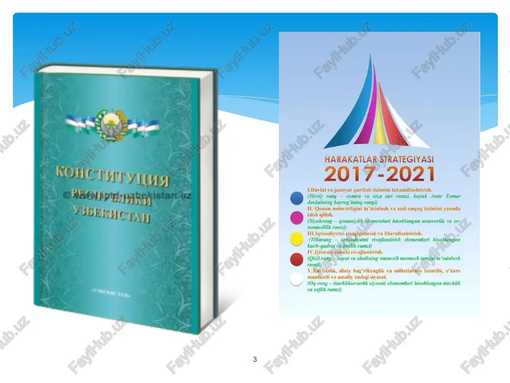 qid ostiga olingan. k o'zbekistonning birinchi prezidenti i.karimov mazkur turdagi jinoyatni shunday: “jinoyatning yopiq va eng qabih turi bor. bu korruptsiya va poraxo'rlik. bu illat nafaqat islohotlar yo'liga jiddiy to'siq, balki o'tish davrida belgilangan maqsadlarga erishishga bevosita tahdid tug'diradi” deb ta'riflab, bu jinoyatchilikning oldini olish bo'yicha bir qator tavsiyalar bergan edi. davlatimiz rahbari sh.m.mirziyoev oliy majlis palatalarining qo'shma majlisidagi “erkin va farovon, demokratik o'zbekiston davlatini mard va olijanob xalqimiz bilan birga quramiz ”mavzusidagi ma'ruzasida: “jamiyatimizda korruptsiya, turli jinoyatlarni sodir etish va boshqa huquqbuzarlik holatlariga qarshi kurashish, ularga yo'l qo'ymaslik, jinoyatga jazo, albatta, muqarrar ekani to'g'risidagi qonun talablarini amalda ta'minlash bo'yicha qat'iy choralar ko'rishimiz zarur” deb ta'kidladi. erkinlik qonun ijozat bergan hamma narsani qilish huquqidir. sh. monteske * korruptsiya nima? erkinlik qonun ijozat bergan hamma narsani qilish huquqidir. sh. monteske * korruptsiya - barcha davlatlar uchun xarakterli hodisa boshqalarni o'qitib, o'zimiz ham o'rganamiz. seneka * 2012-2018 corruption perceptions index table[13][14] rank …