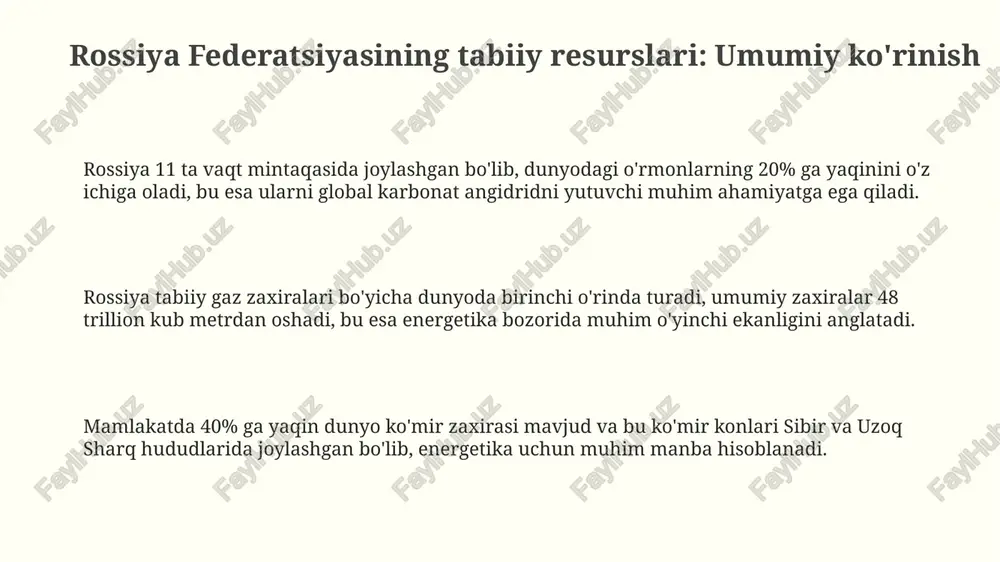 rossiya federatsiyasining tabiiy resurslari - Page 3