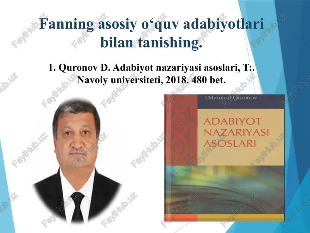 adabiyotshunoslik asoslari fan sifatida - Page 3