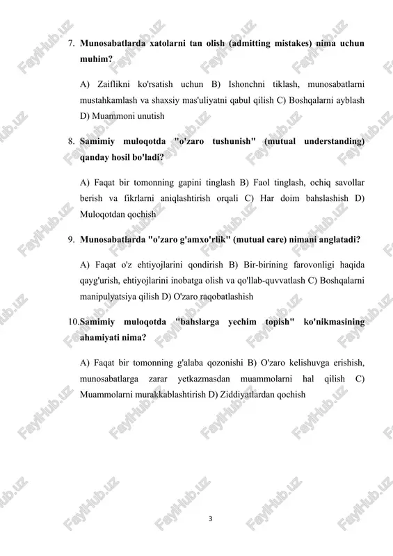 samimiy muloqotlar va munosabatlar - Page 3